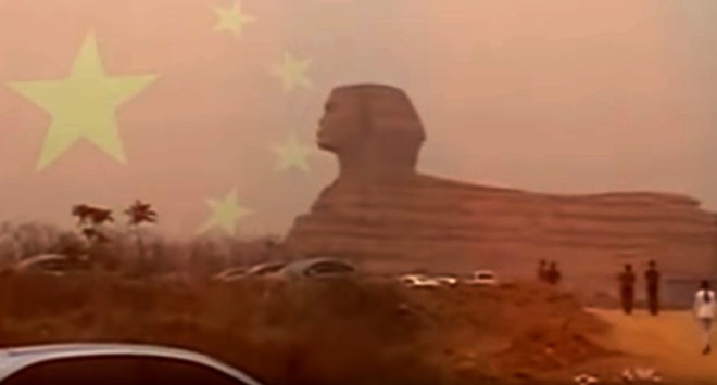 Как в Китае появился дубликат египетского Большого сфинкса почти в натуральную величину