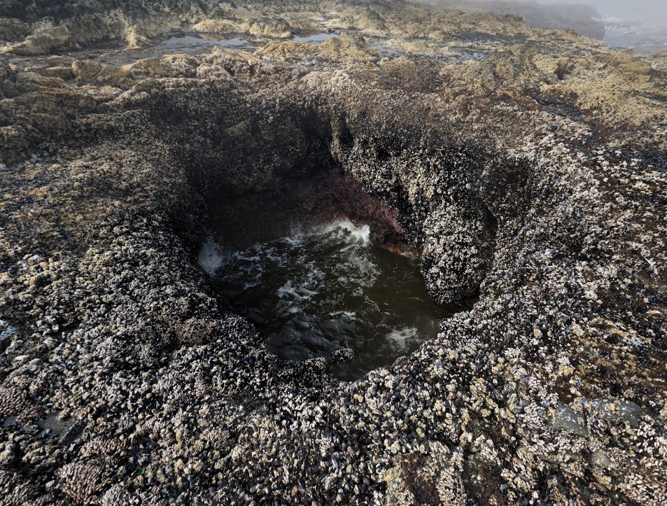 Малоизученная дыра на берегу океана, которая то всасывает воду, то с бешеной силой извергает - Колодец Тора