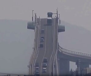 Есть ли мост с более крутым углом подъёма, чем в Японии? Забавная иллюзия «крутого моста»
