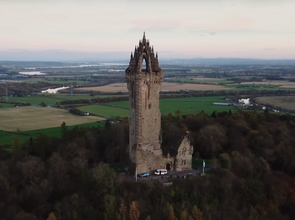 Необычная башня, возведённая в 19 веке - Монумент Уильяма Уоллеса