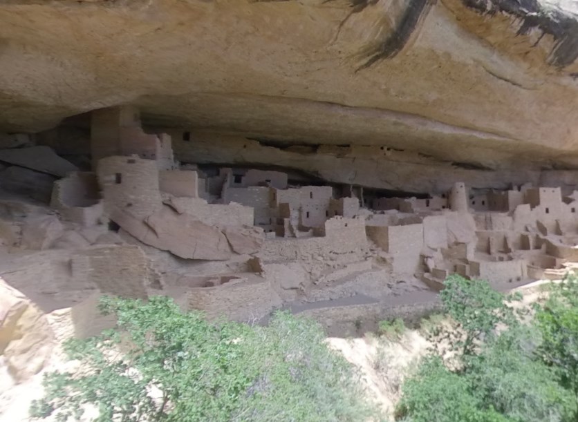 Древние города прямо под скалами - руины доисторической цивилизации анасази